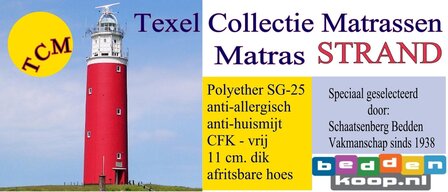 TCM matras Strand etiket