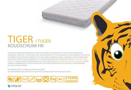 Koudschuim Tiger matras HR-40