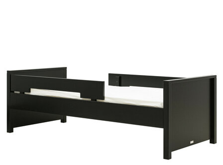 Bopita Jonne ledikant 90x200 Mat zwart ( met 2 uitvalbeschermers ) Zelf ophalen aanbieding