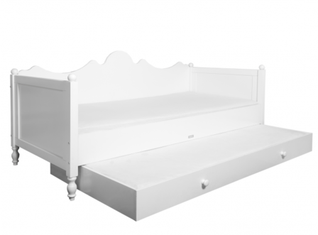 Bopita Bedbank Belle 90x200 wit incl. lattenbodem