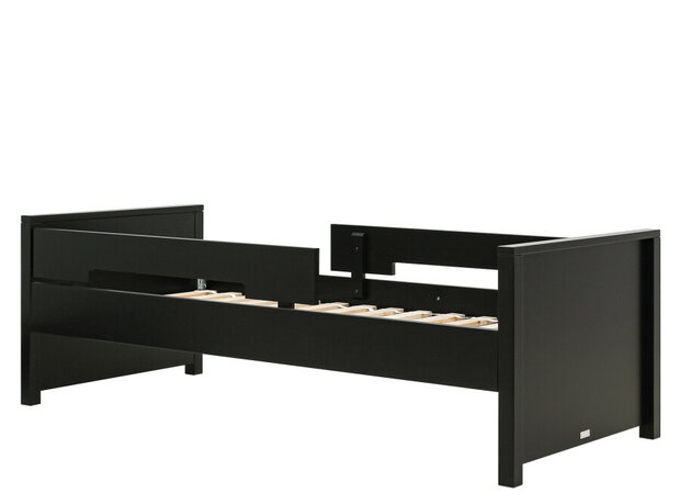 Bopita Jonne ledikant 90x200 Mat zwart ( met 2 uitvalbeschermers ) Zelf ophalen aanbieding