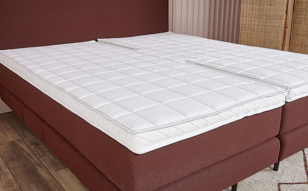 Boxspringset Avondrood slanke 12 cm boxspring