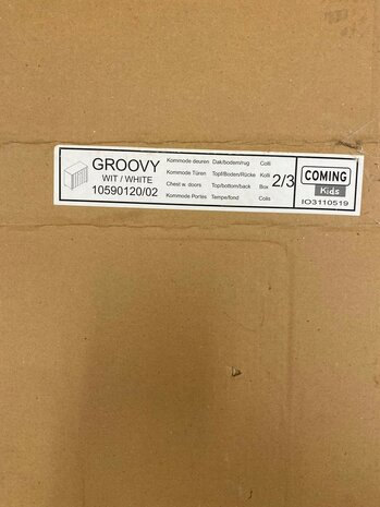 Winkelmodel : Coming Kids Groovy Commode wit
