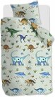 Dekbedovertrek Beddinghouse KIDS Happy Dinos Green 140x200